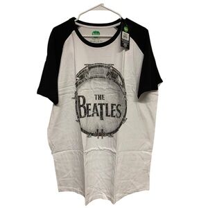 The Beatles Black and White Raglan T-Shirt